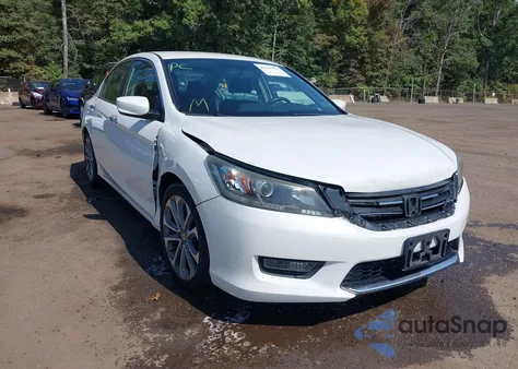2014 Honda Accord Sport from USA, damaged, VIN 1HGCR2F56EA027689